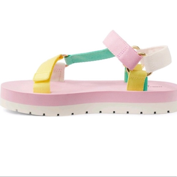 Stoney Clover Lane x Target Women's Sports Sandals Shoes Green/Pink/Yellow (12) - Picture 3 of 4
